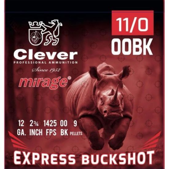 Picture of [July 4th Sale] Clever Express Buckshot 12 Ga 2-3/4" 9 Pellet #00 Buckshot T200BK