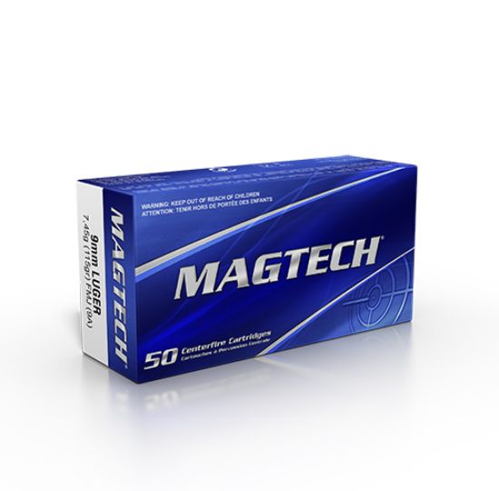 Picture of Magtech 9mm Luger 115 Grain Full Metal Jacket 9A
