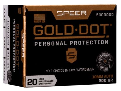 Picture of Speer 10mm 200gr Gold Dot Bonded GDHP JHP