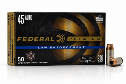 Picture of Federal Premium Law Enforcement 45acp 230 Grain HST Jacketed Hollow Point P45HST2